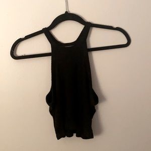 black halter top